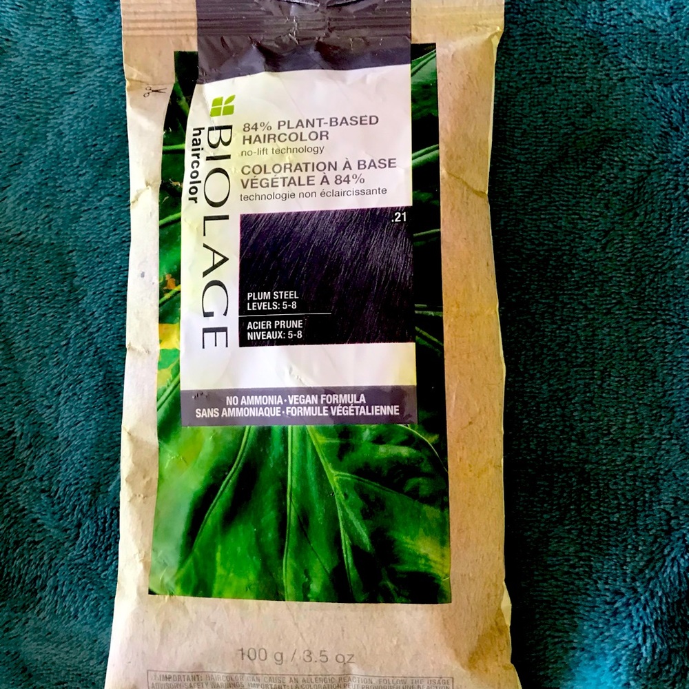 Biolage hair color  Plum Steel